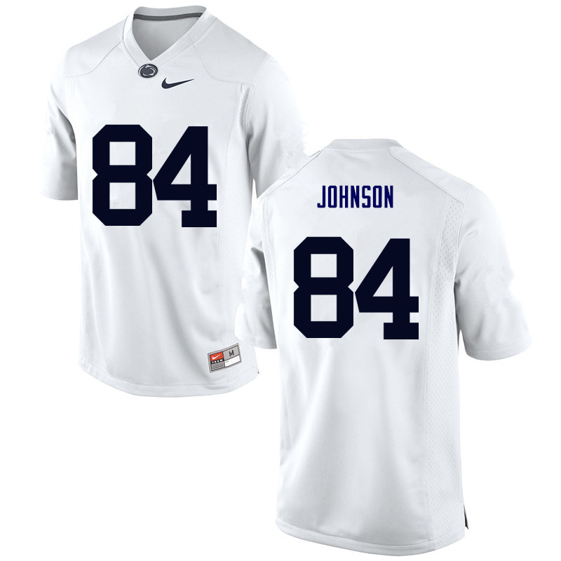 Men Penn State Nittany Lions #84 Juwan Johnson College Football Jerseys-White